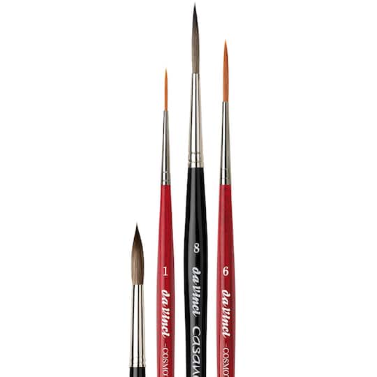 da Vinci May & Berry Artist Signature 4 Piece Rigger Brush Set